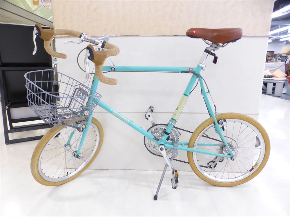 ◇良品◇ブルーノ ＊ミニベロ 小径車 自転車 水色 お買取り入荷